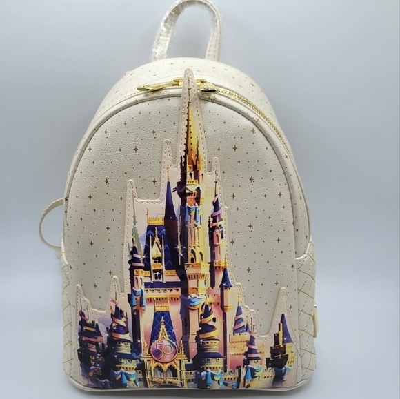 Loungefly Disney World 50th Anniversary Castle Backpack - Picture 3 of 8